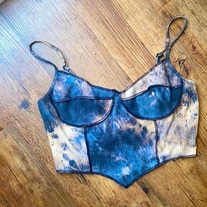 Tie dye crop top